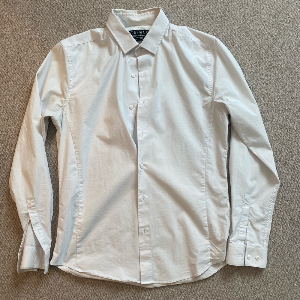 Topman white button down